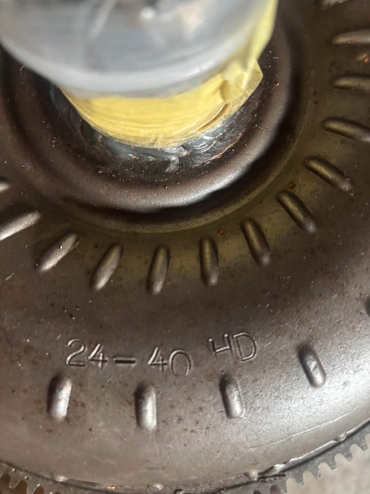 
								727 4000 stall torque converter full									